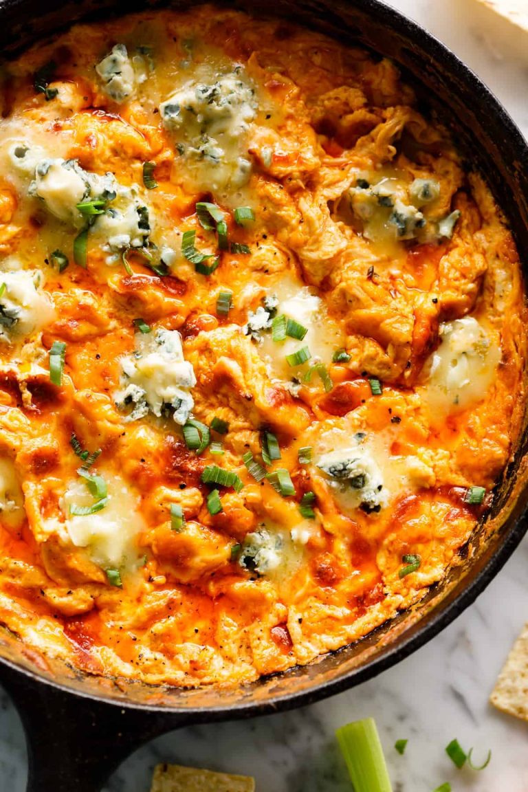 Most Popular Super Bowl Recipe- Easy Buffalo Chicken Dip