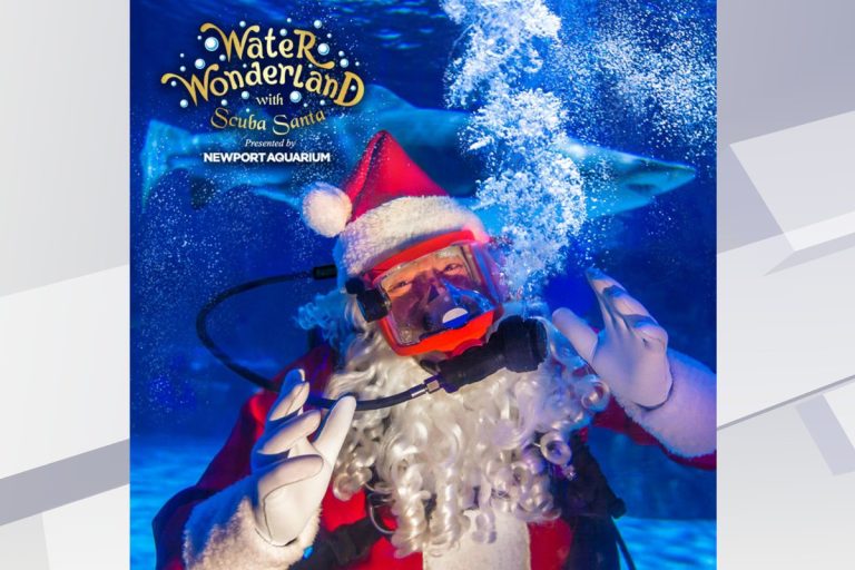 Water Wonderland with Scuba Santa® returns to the Newport Aquarium
